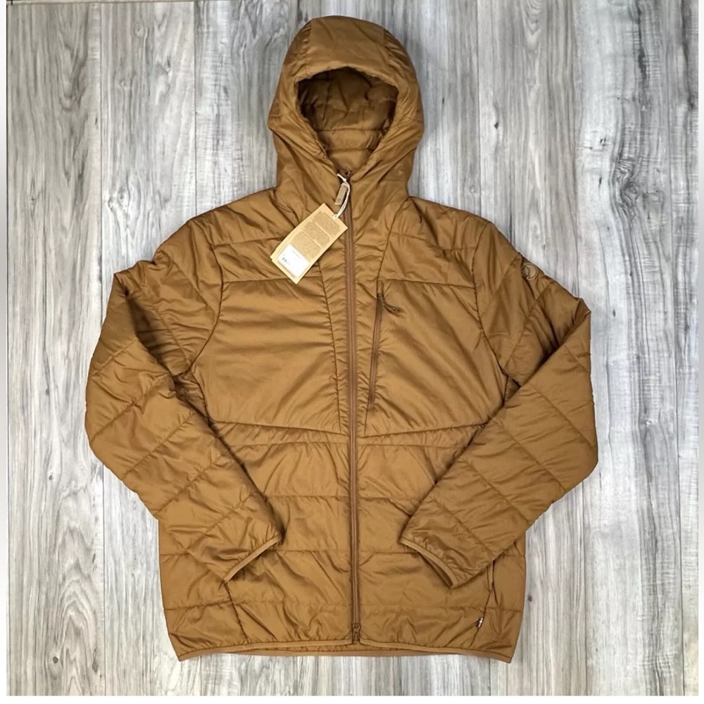 Fjallraven Keb Padded Insulated Hoodie Jacket Puffer Coat Chestnut Mens XL NWT